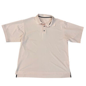 FootJoy FJ Collared Polo Shirt SIze XL Short Sleeve Pink Golf Athleisure Casual